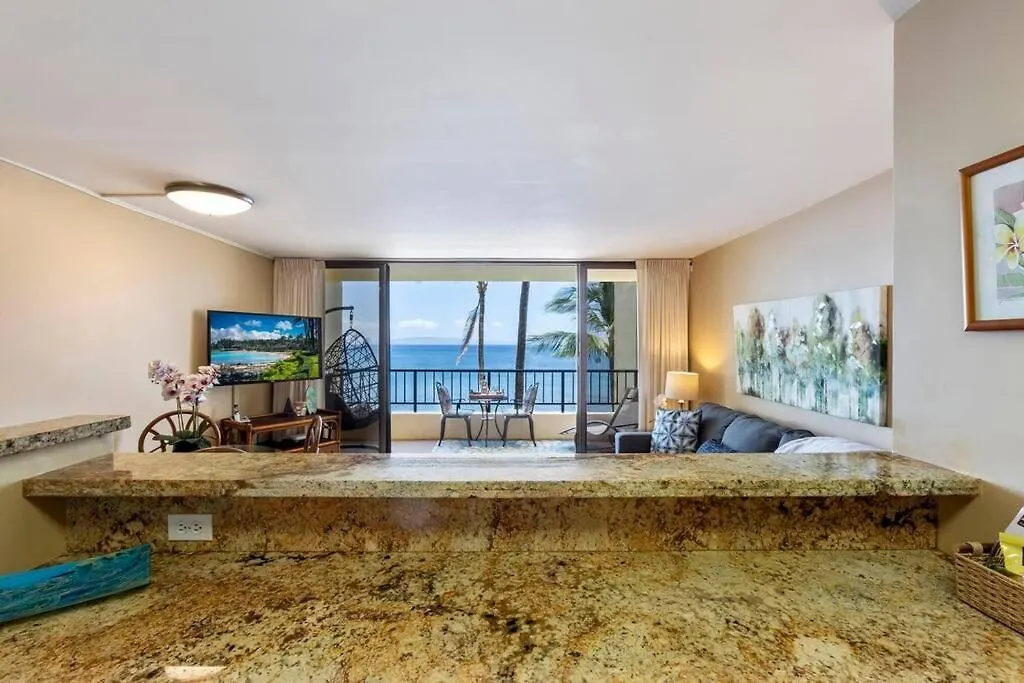 Apartment Sugar Beach Resort 534- Oceanfront With Amazing Views At Sugar Beach Resort Kihei